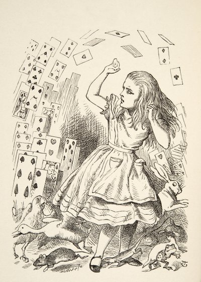 The Shower of Cards, from Alice